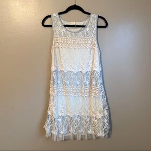 Embroidered Lace Dress